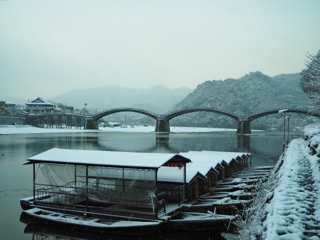 錦帯橋　冬