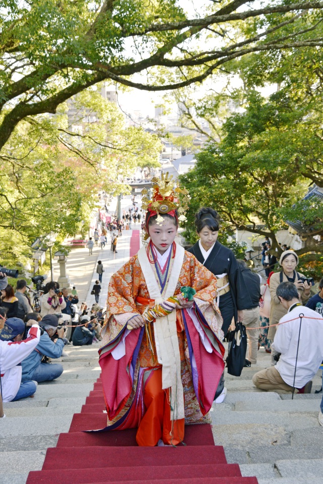 防府天満宮　花神子社参式