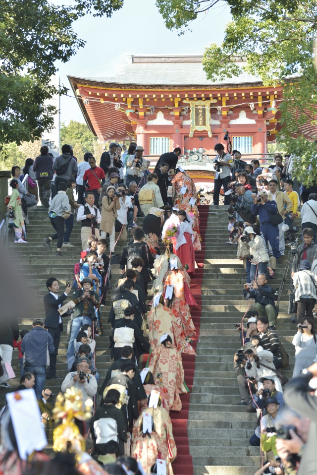 防府天満宮　花神子社参式