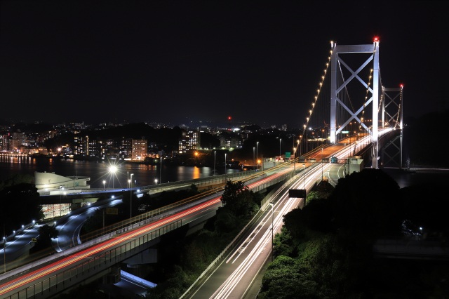 関門橋夜景