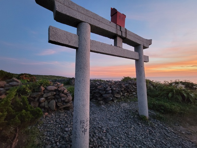 角島　夢崎明神夕景