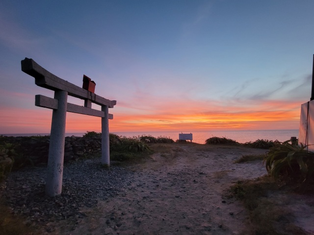 角島　夢崎明神夕景