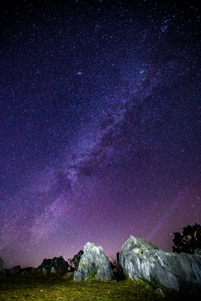 秋吉台展望台・星空