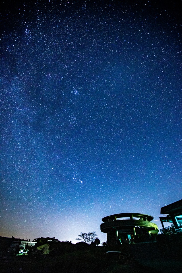 秋吉台展望台・星空