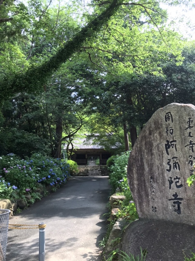 東大寺別院阿弥陀寺　（あじさい寺）