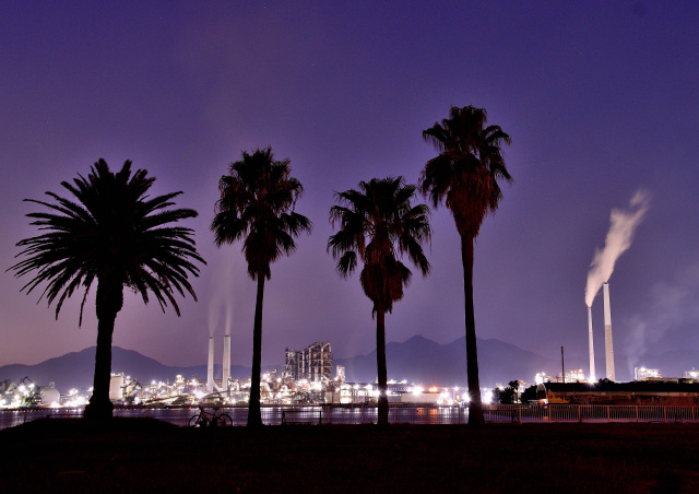 周南工場夜景