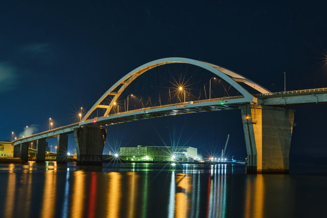 周南工場夜景