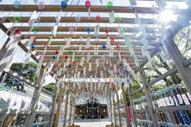 琴崎八幡宮　風鈴祭り