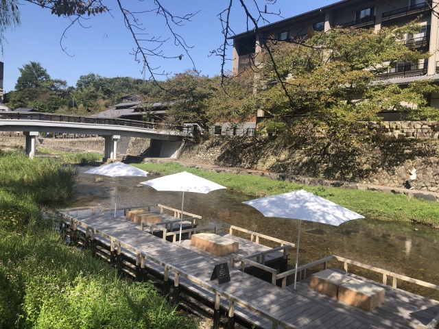 長門湯本温泉（川床）