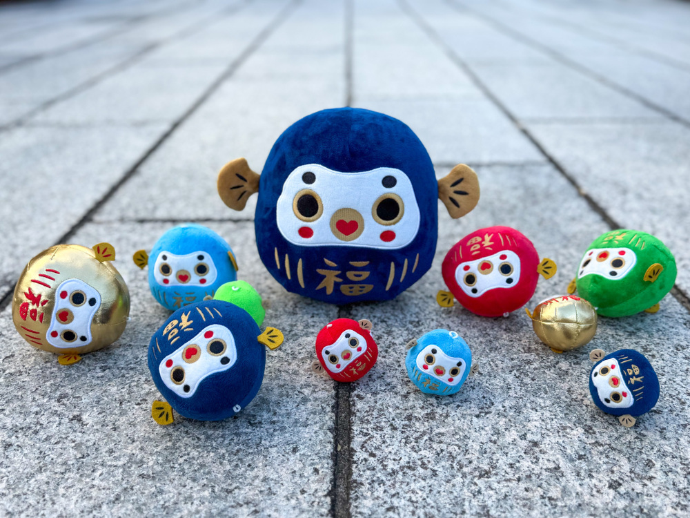 餅まきの変わり種!?ふくだるま