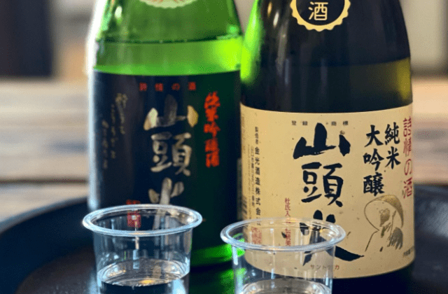 酒蔵見学の後は試飲ができる直売所へ