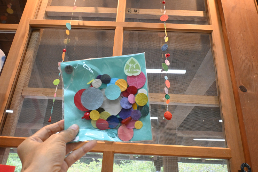 可愛い!徳地和紙のモビール