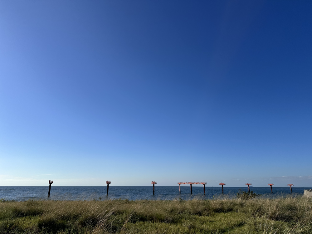 RWY07エンドに到着！