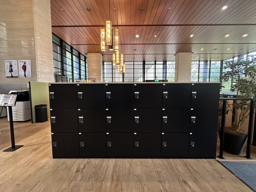 大切なものはロッカーに保管できます