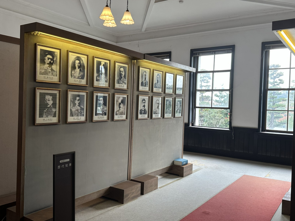 歴代の山口県知事の写真