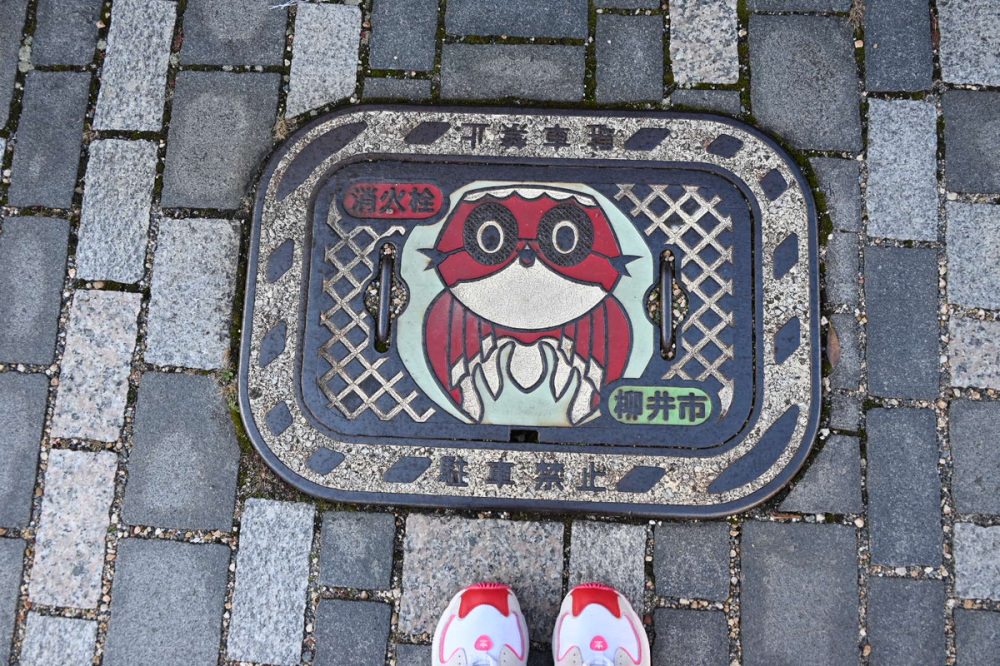 町並みの至る所に金魚が！