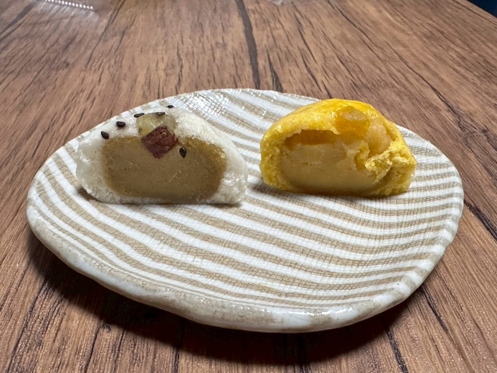 中には素材を生かしたあんがたっぷり