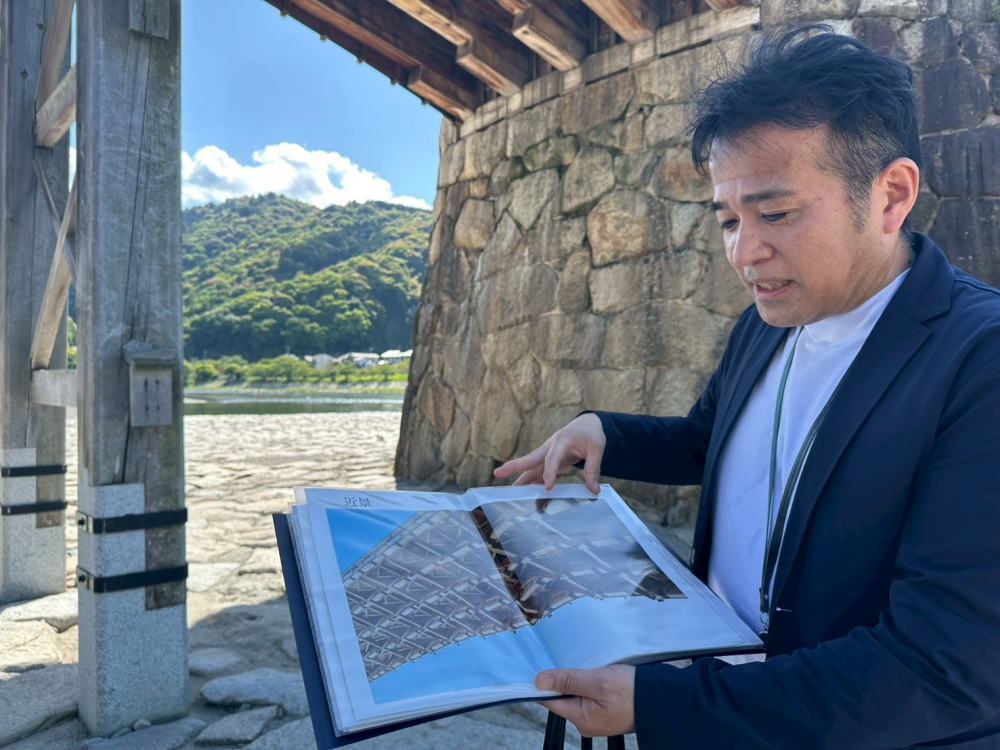 スタートは錦帯橋の下河原でした