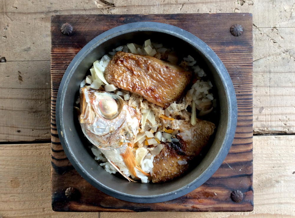 のどぐろ生姜糀釜飯