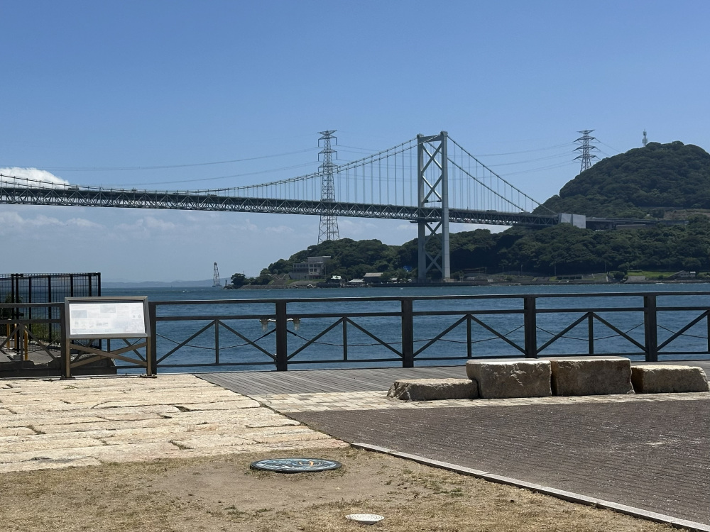 関門海峡の景色が美しい