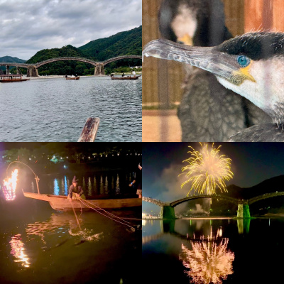 岩国の夏の風物詩「錦帯橋のう飼」～夏休み、錦帯橋に行くなら鵜飼じゃろぅ～