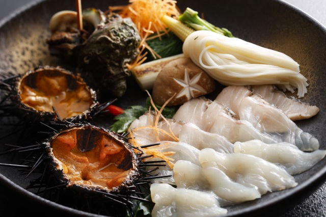 源泉の宿 萩本陣【長州海鮮うにしゃぶ】　※食事のみ要相談