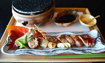 【ランチ】山口の新ご当地グルメ「長州チキンステーキ」ホテル楊貴館・旬菜料理きなみ「長州海鮮まぶし」旬処 いさ路