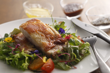 【ランチ】新ご当地グルメ「長州チキンステーキ」「長州海鮮まぶし」