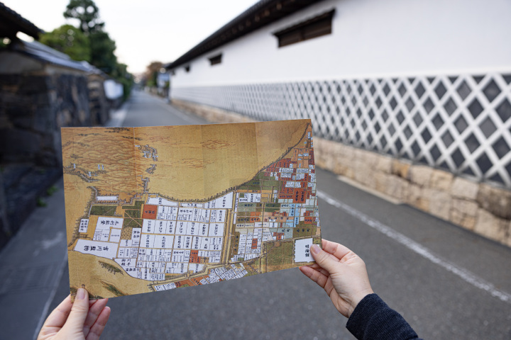 古地図を片手にまちを歩こう<萩城跡編>