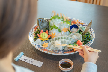 【ランチ】笠戸ひらめ/国民宿舎大城