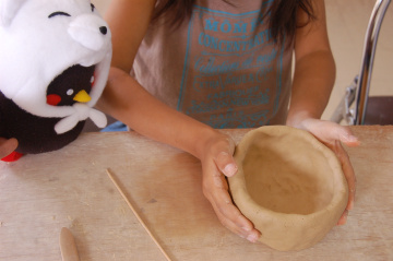 萩焼体験または城下町散策