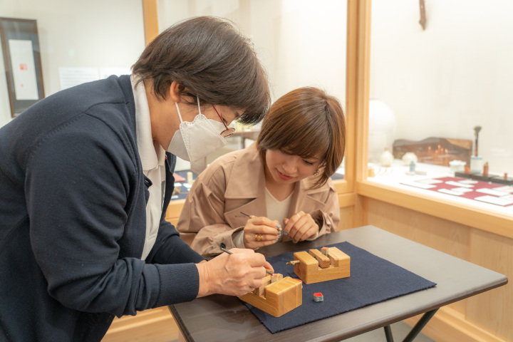 篆刻体験（はんこづくり体験）