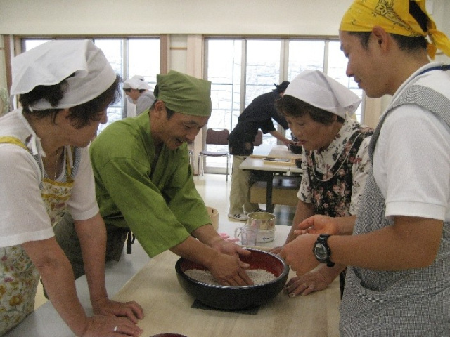 俵山　そば打ち体験