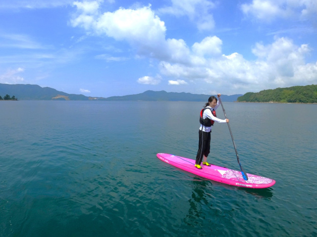 人気マリンスポーツ「SUP」を体験