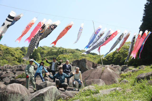 【美祢市】大岩郷DE鯉のぼり