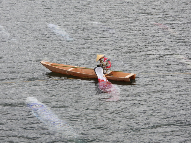 【こいながし会場】地元の方による準備