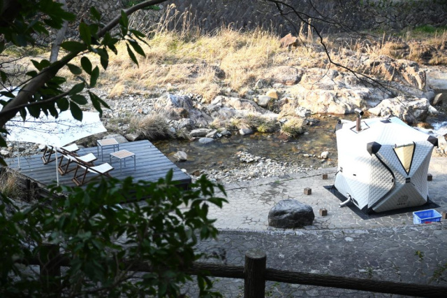 長門湯本温泉テントサウナ