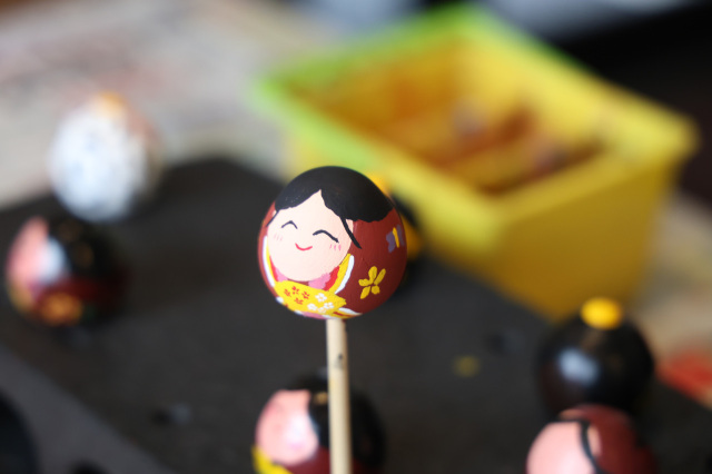 大内人形の絵付け体験（長州苑）