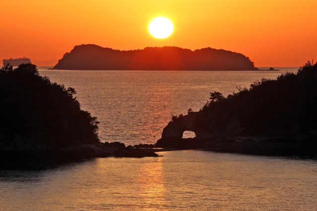 笠戸島の夕日