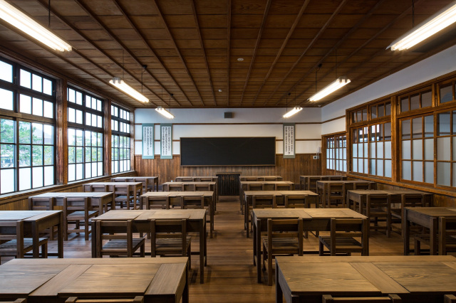 明倫学舎で懐かしい学校体験②
