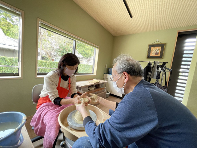 萩焼伝統工芸士が直指導!貸切空間で萩焼の土と文化に触れる充…