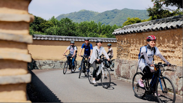 E-Bikeで巡るFURUSATOサイクリング（城下町コース）