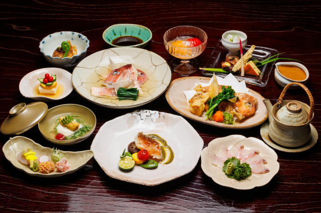 「萩の活〆ラベル」活〆甘鯛会席 宿泊プラン