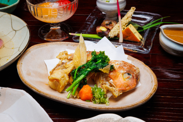 活〆甘鯛会席（唐揚げ）