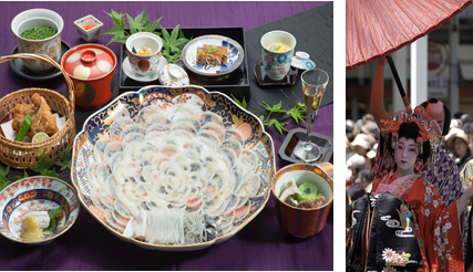 ふく食と先帝祭太夫所作体験