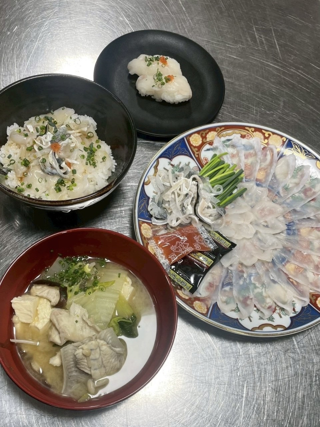 ふぐ刺し職人体験講座