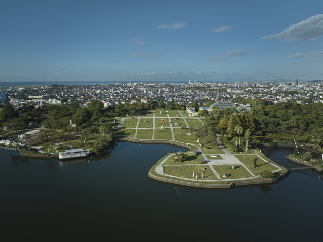 貯穀の丘空撮写真