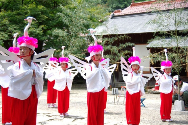 【毎年7月20・27日】子鷺踊り