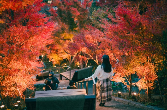 長門湯本温泉「紅葉ごろ寝BAR」